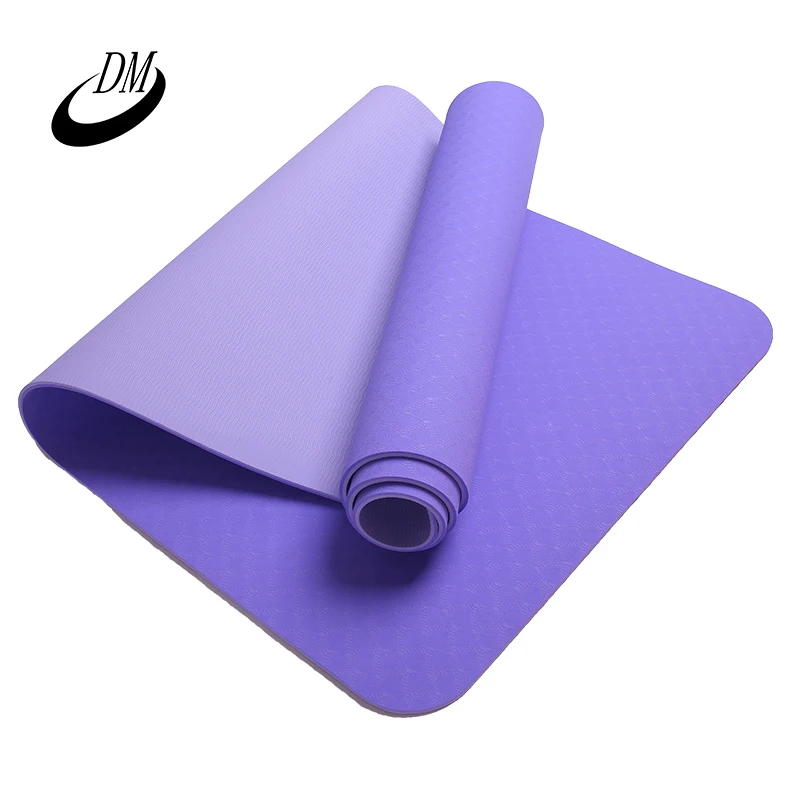 
DM Fitness Equipment 6mm Different Color Comfortable TPE Yoga Mat 