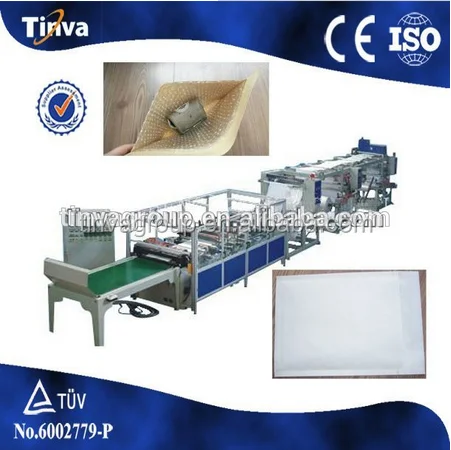 
 Высокая скорость DISQ-700B полностью автоматическая машина для крафт-бумага с воздушно-пузырчатой плёнкой внутри из крафт-бумаги/конверт/бумажный пакет мешок делая машину  