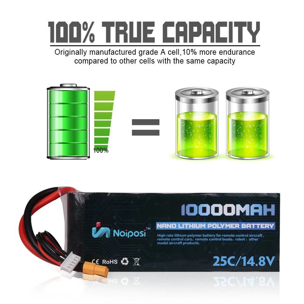 High quality 4s 10000mAh lipo battery