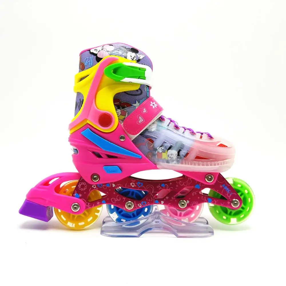 2019  popular patines inline skate pu wheels professional 4 wheels aggressive outdoor inline skate