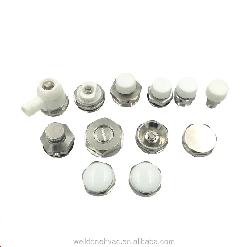 Высококачественный латунный рельефный радиатор давления 1/2 дюйма, клапан вентиляционного отверстия