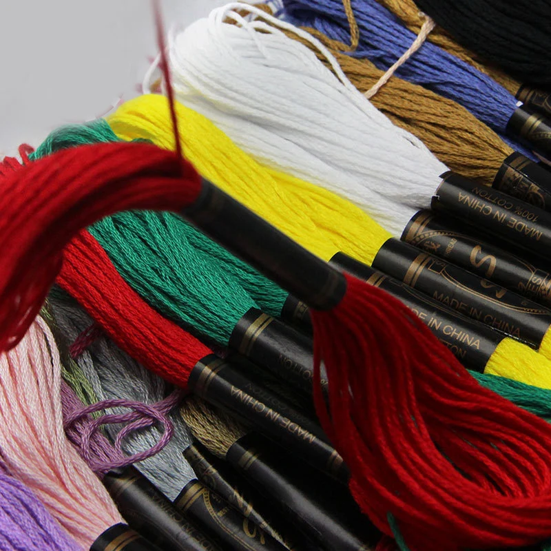 
New arrival 50 Different Colors Anchor Cross Stitch Cotton Sewing Skeins Embroidery Thread Floss Thread 