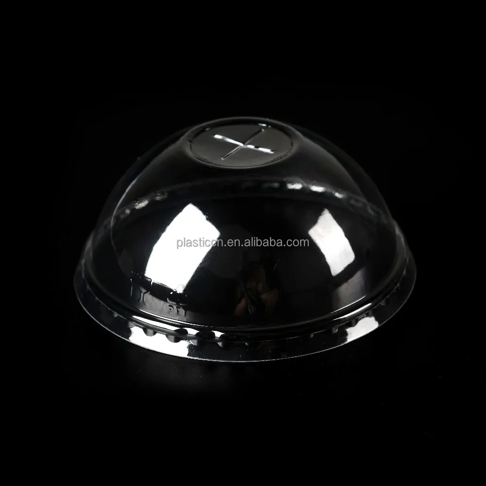 personalized 24oz 16oz 12oz 10oz plastic coffee juice cup with dome flat lid