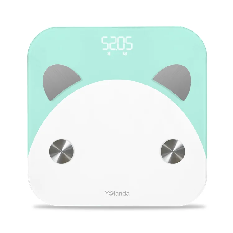 Cute Bear Design Smart Body Fat Scale BT Bedroom Scale Lose Weight Fitness Body Composition Analyzer Digital Balance