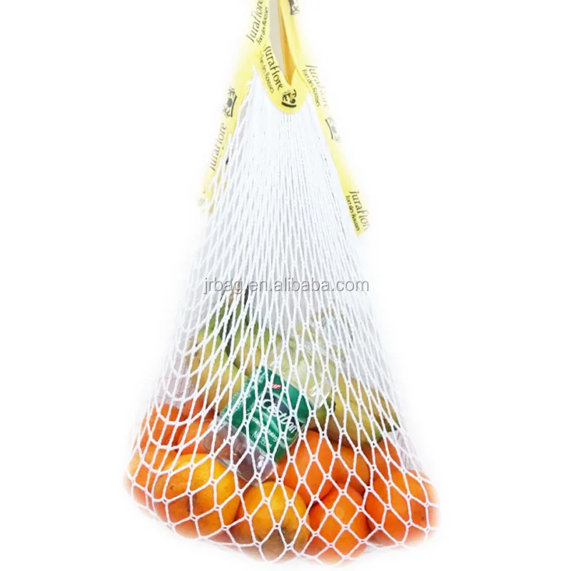Factory Made Small Natural Color 100% Cotton Mesh Bag & Net Bag