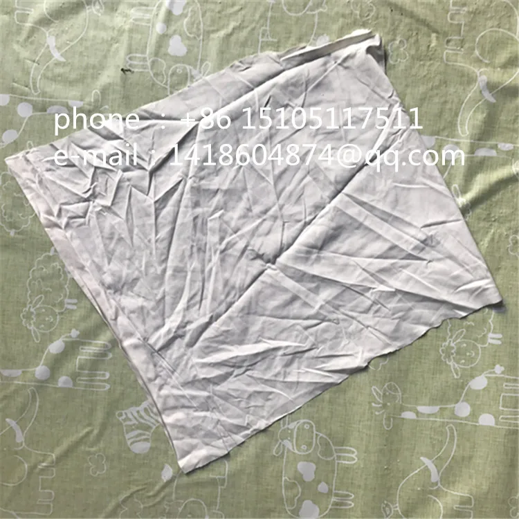 cotton rag white used white bed sheets wiping  packaged industrial rags cotton wiping rags