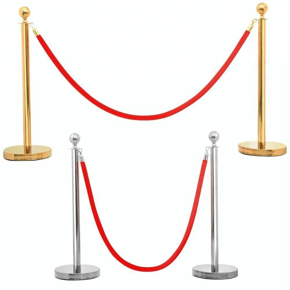 Декоративный веревочный барьер для концертов серии VIP
