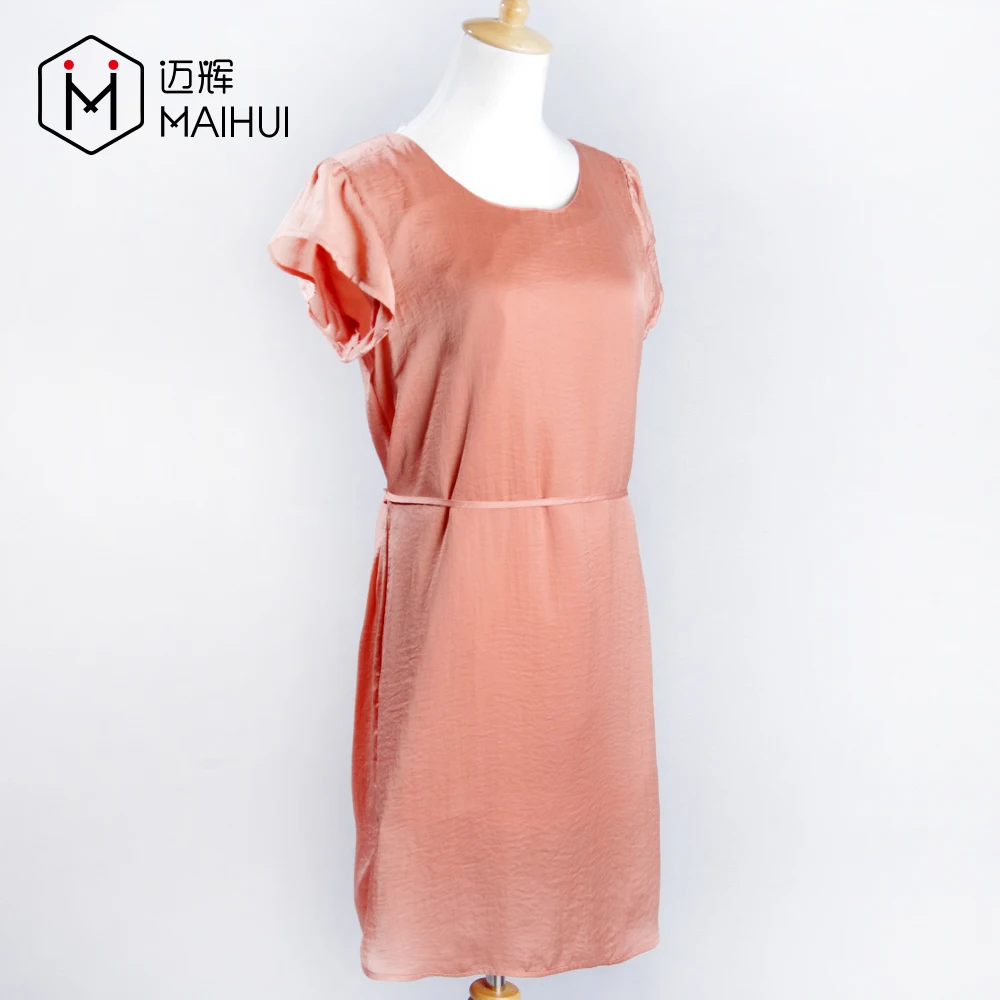 Made In China Women Long Dress Hangzhou Silk Soft Causal Dresses