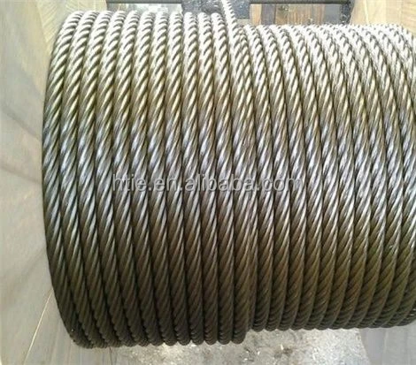 ungalvanized steel wire rope with yellow grease