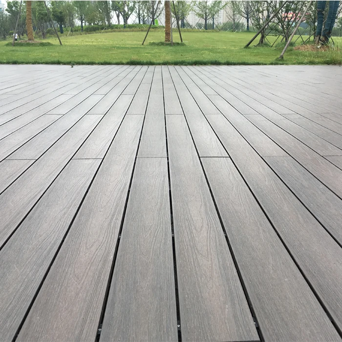 
Mixed bio colors slip resistant outdoor WPC composite wood decking 
