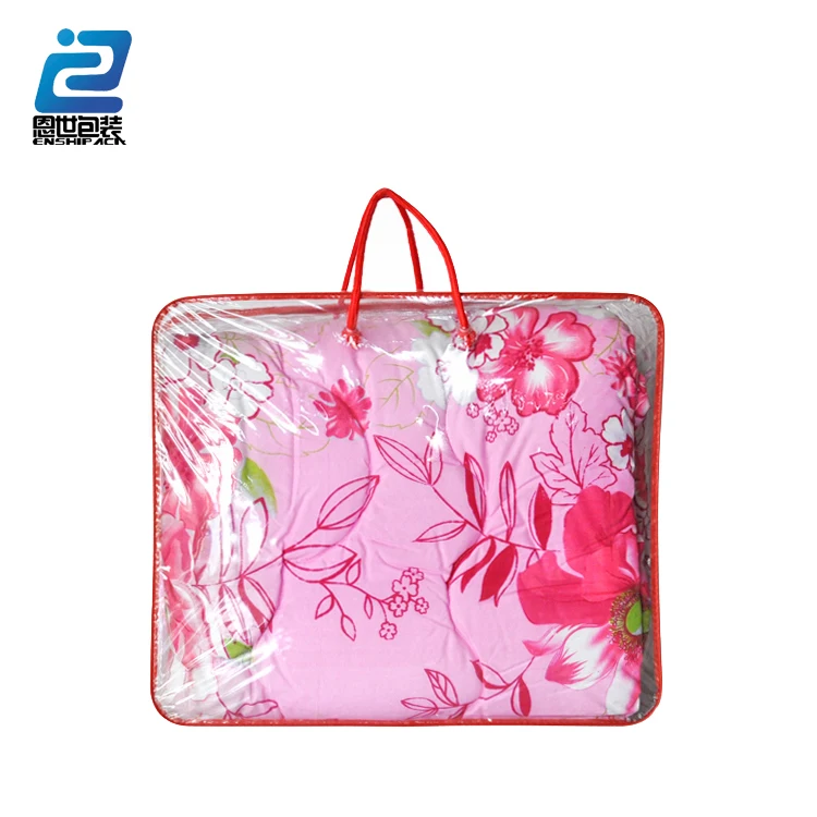 Non Woven and Plastic Comforter Bag For Bedding Set bag in Home