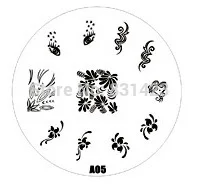 2015 new A Series A05 Nail Art Polish DIY Stamping Plates Image Templates Nail Stamp Stencil