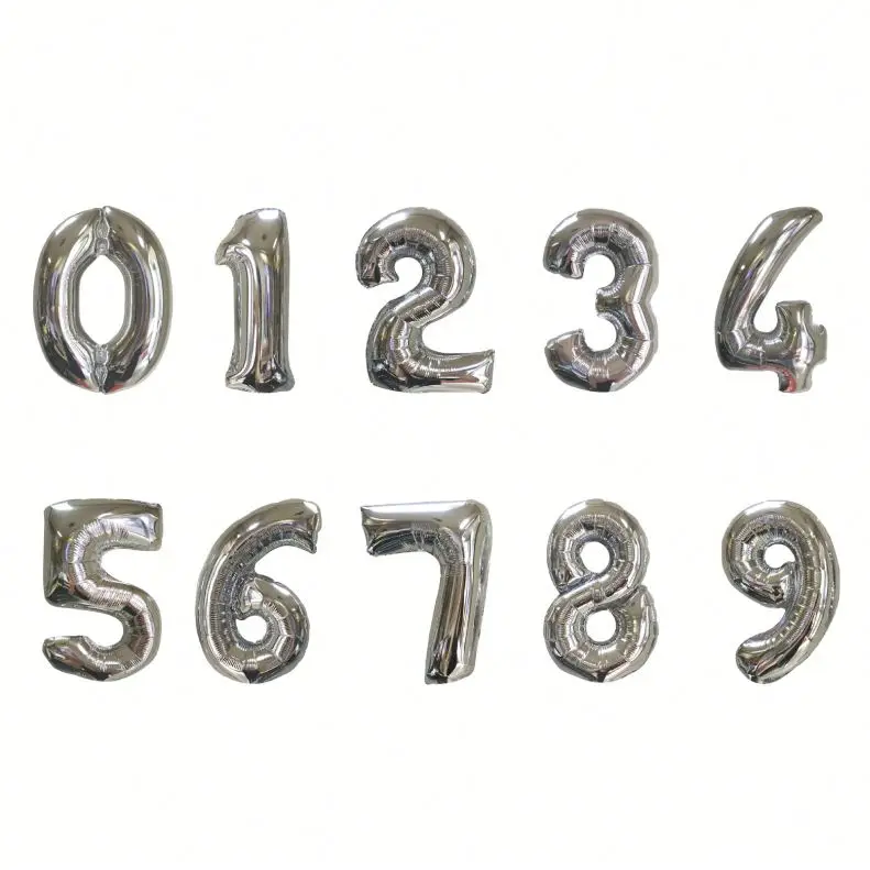 Гигантские многоразовые гелиевые баки, 30 дюймов, сделано в Китае, воздушные шары, товары для вечеринок, воздушные шары на день рождения, металлические шары с цифрами