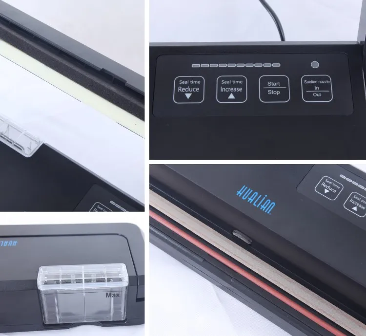 
DZ-290A Household Plastic Bag Portable Automatic Food Vacuum Sealer Packing Machine 