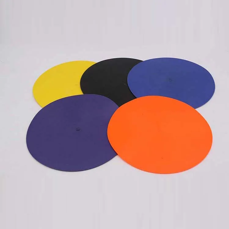 10Pcs Flat Disc Markers, Round Silicone Speed Agility Training Spot Cones Field Marker for Soccer, Basketball, Baseball