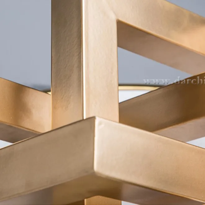 Italy style golden metal home decoration accessories sculpture