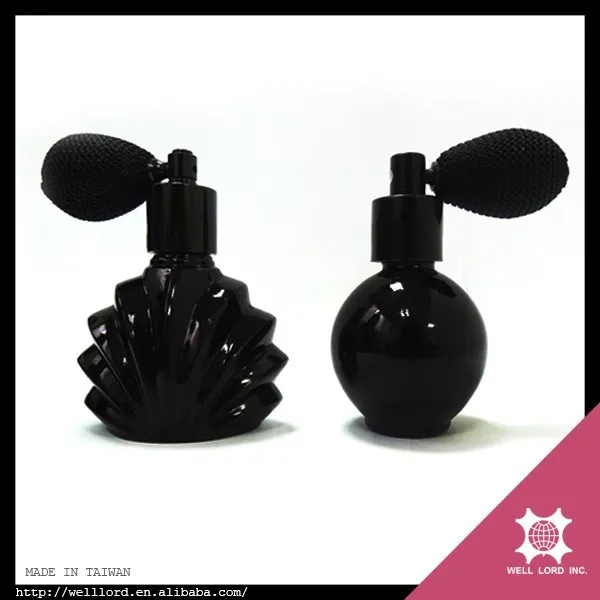 Fancy stylish antique bottles for perfume glitter powder lovely wedding gifts powder spray