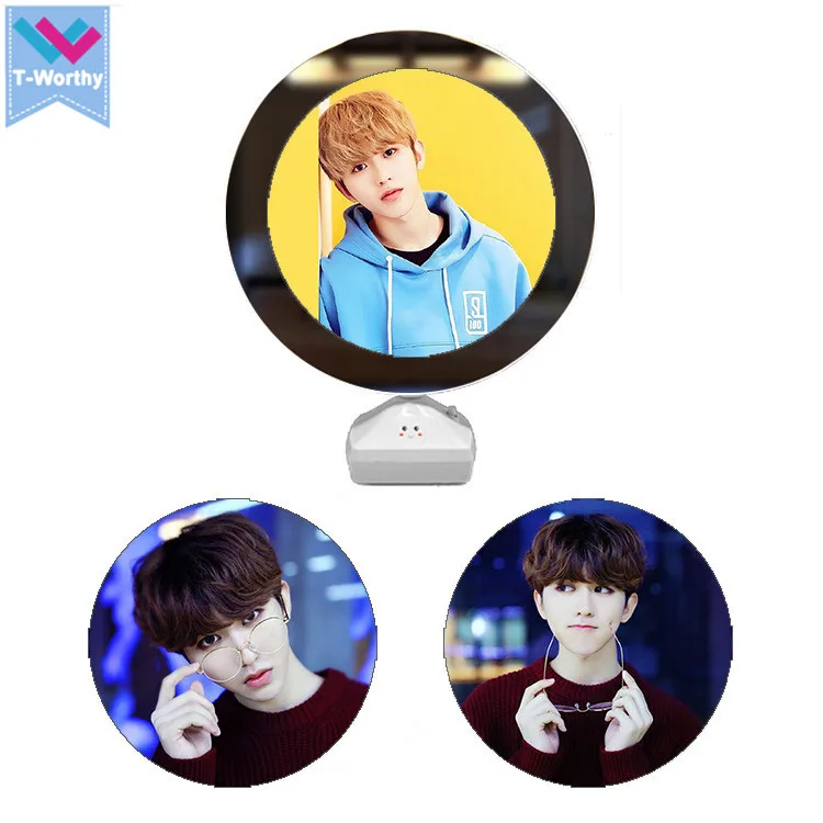 New Products Souvenirs For Wedding Guests LED Photo Frame with Mirror