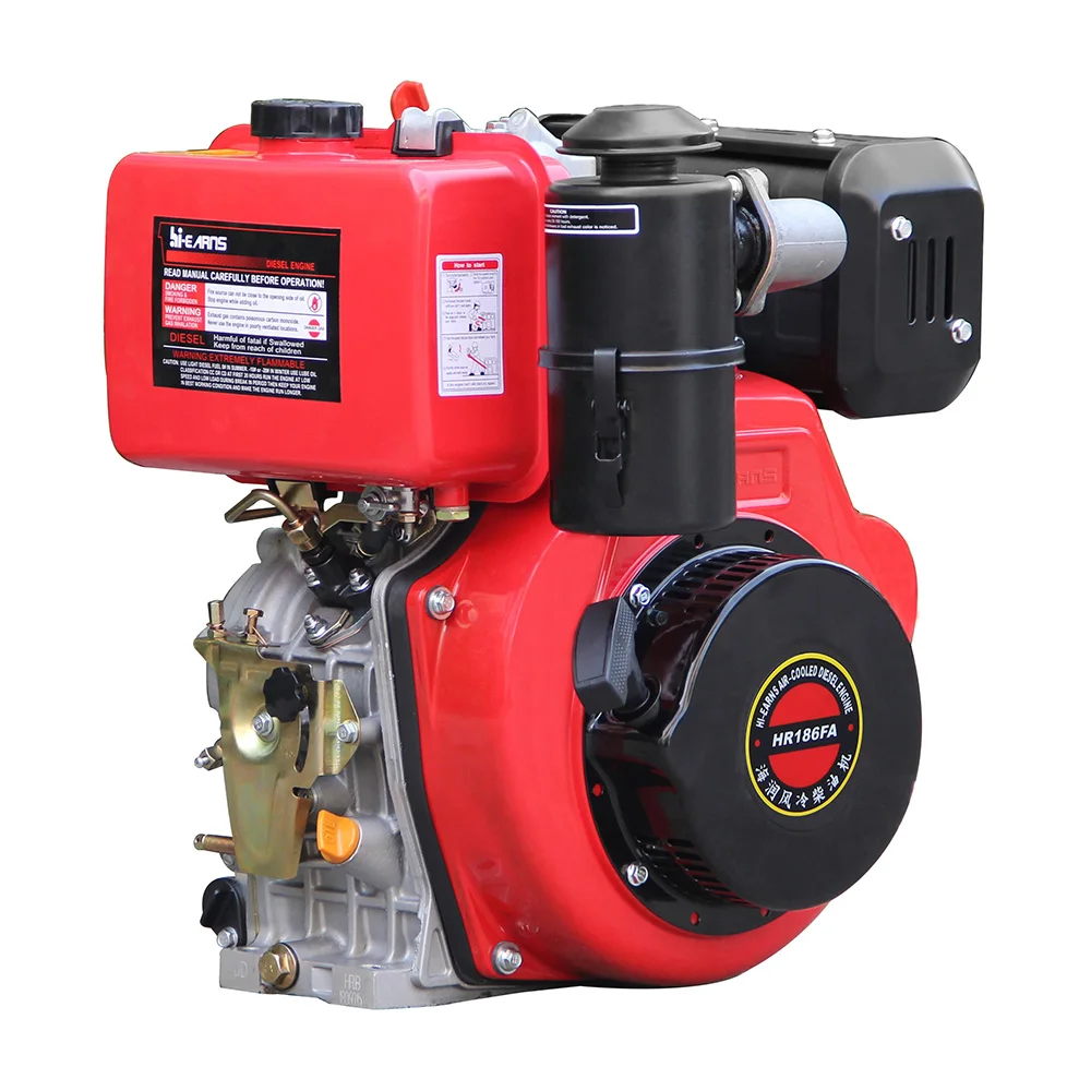 418cc air cooled 186FA 10hp diesel engine