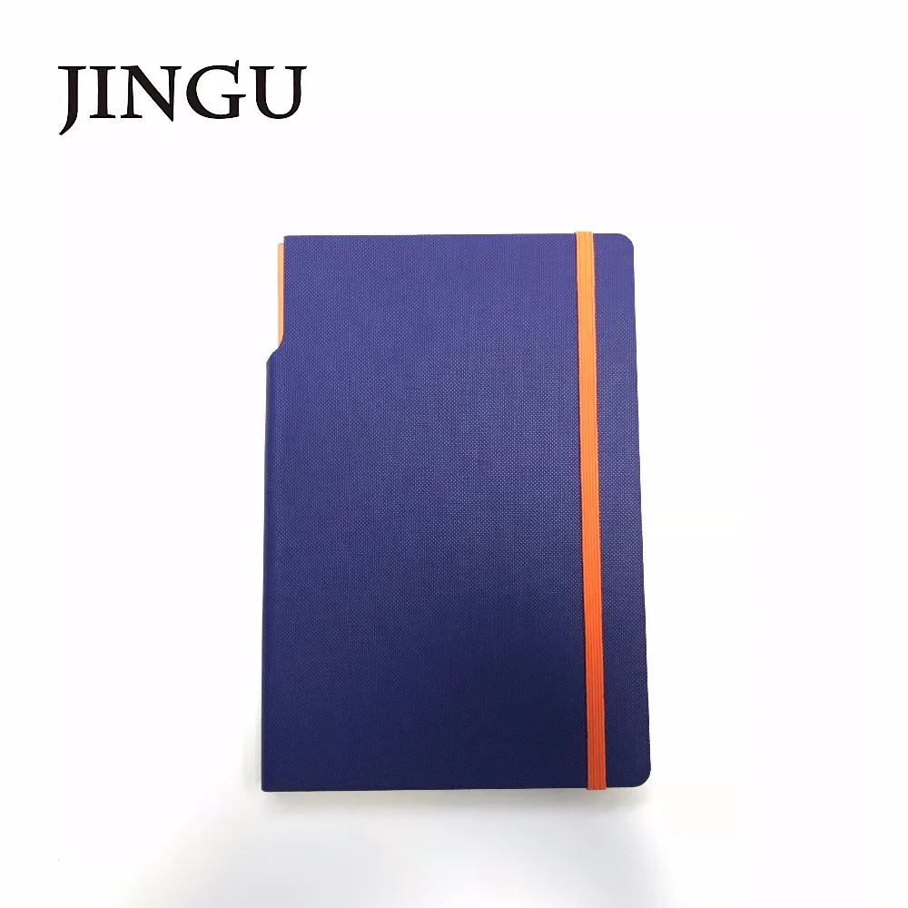 New products! custom thermo PU hardcover notebook with pen loop on the spine