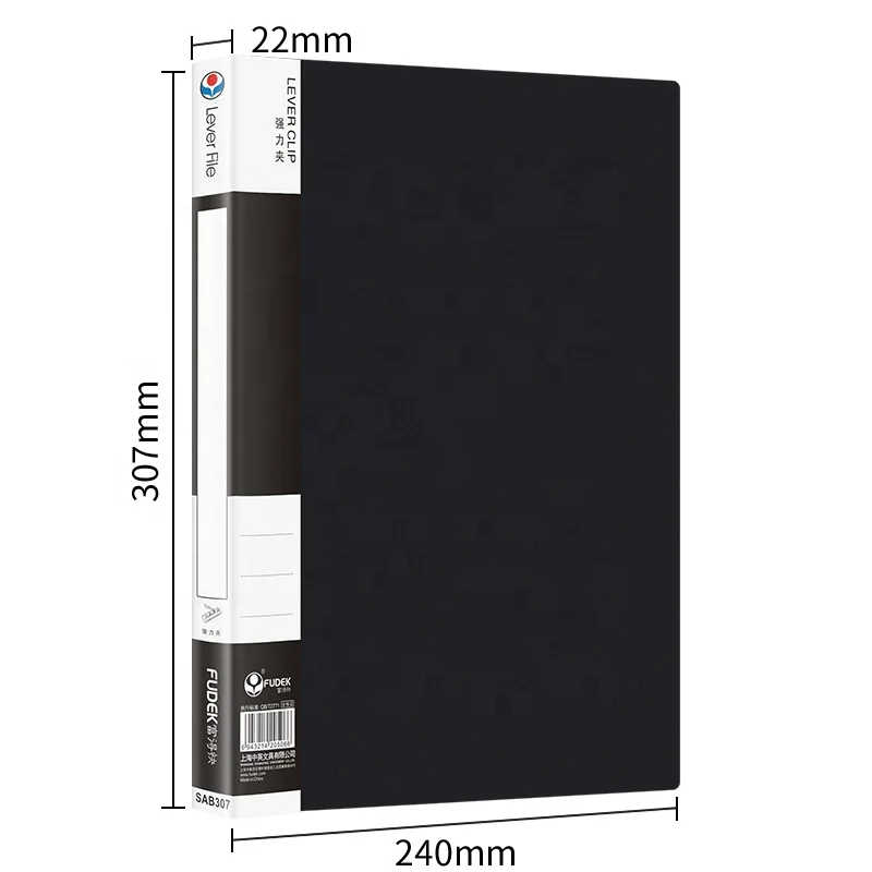 Aluminum custom hardcover conference spring colored stationery metal clip luxury office a4 size plastic pp file Folder with flap