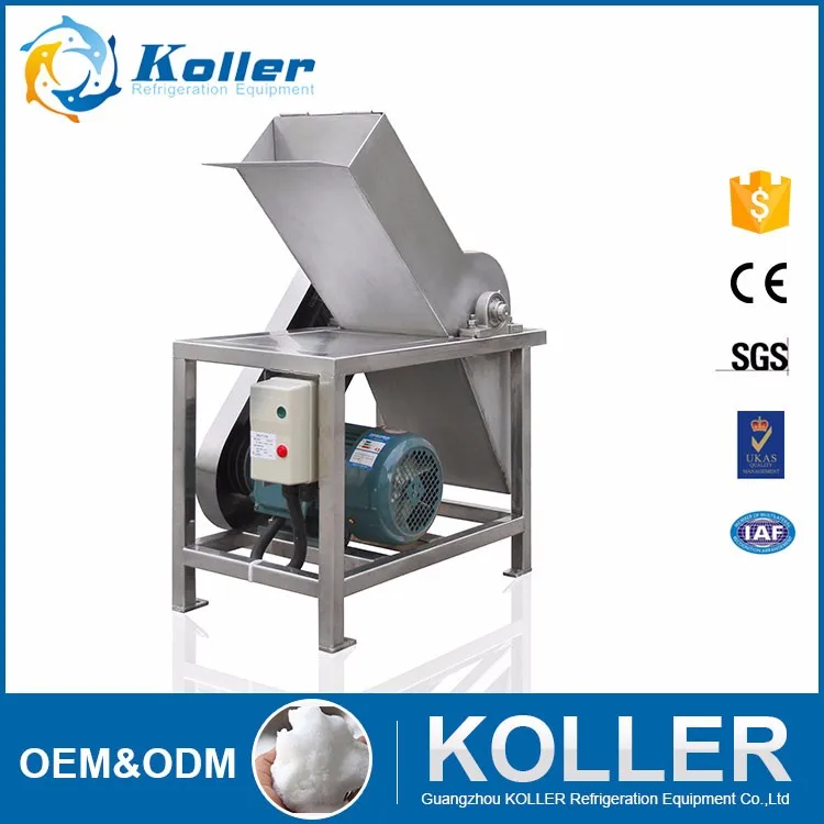 KOLLER Brand SUS304 Stainless Steel Commercial Ice Crusher High Quality Crushed Ice Machine For Sale