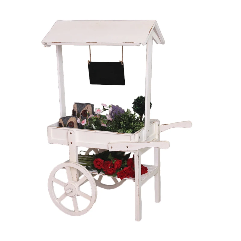 
French country outdoor gardening succulent flower rack corner plant stand 