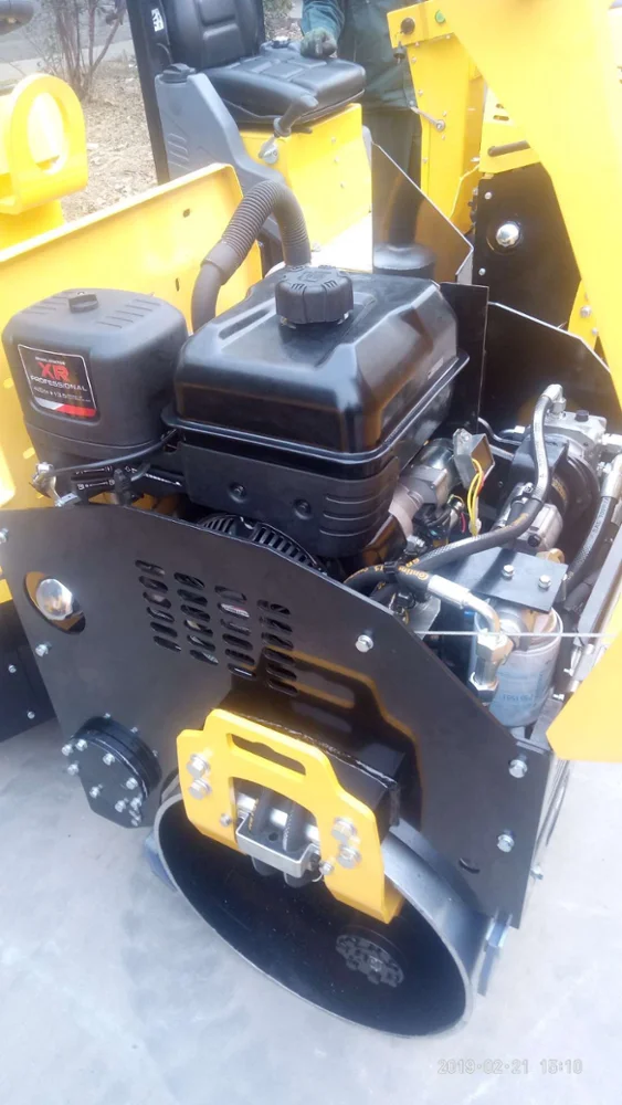 1 Ton Diesel Engine Double Drums Mini Vibratory Compactor Road Roller