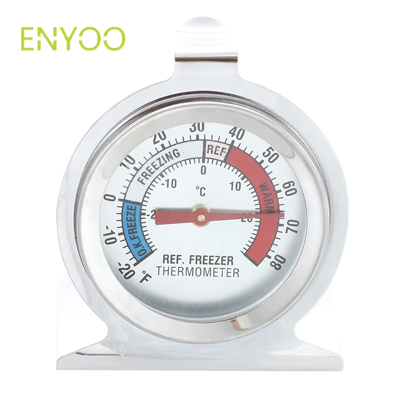 
Home Kitchen Freezer/Refrigerator Large Stainless Steel Dial Thermometer 
