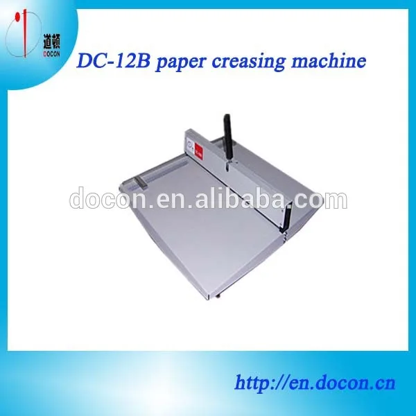 paper creasing machine with steel mould DC-12B manual creasing machine
