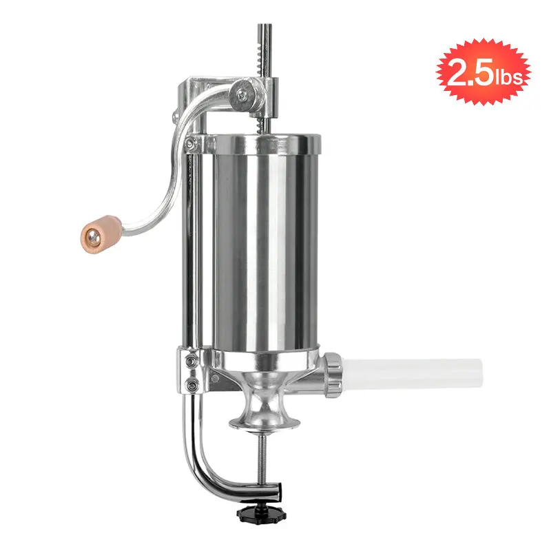 2,5 фунтов, колбасный шприц из нержавеющей стали для домашнего использования