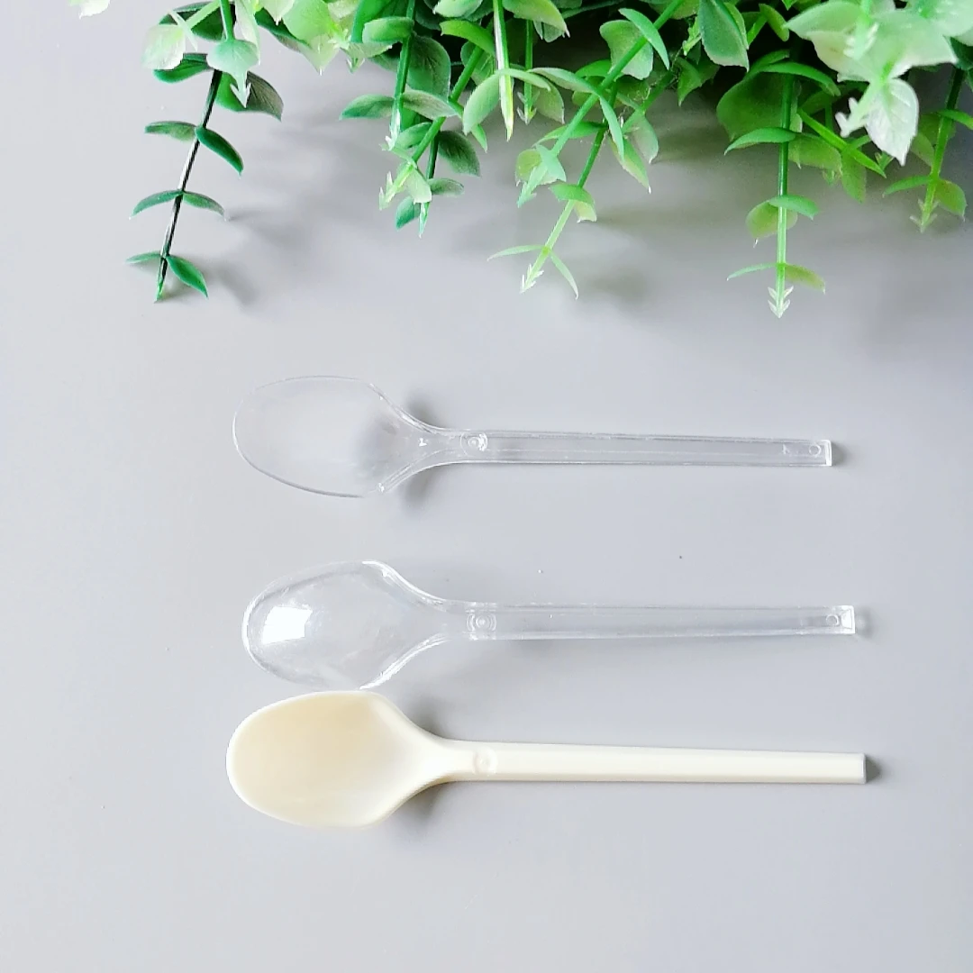 raw materials for disposable plastic spoon wholesale small tea spoons coffee spoon