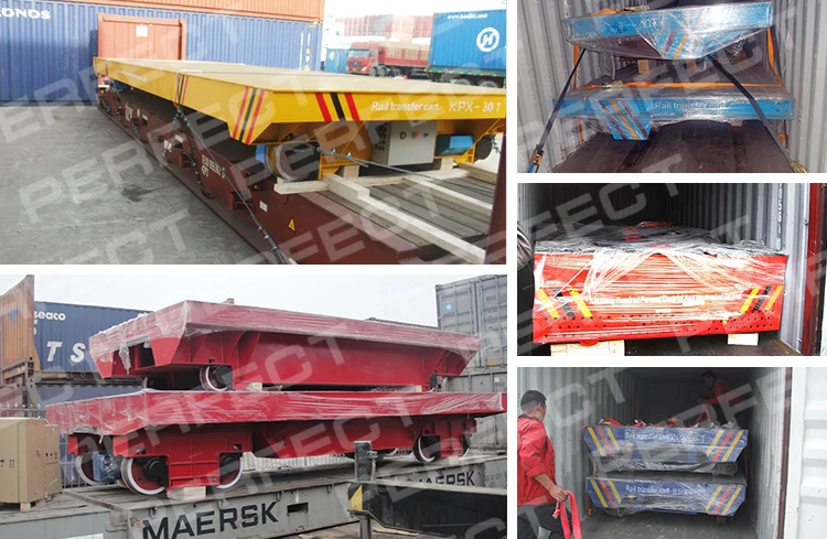 Motor trolley with cable drum/industrial trolley on rails