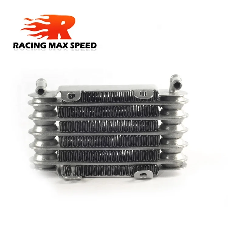 
Universal Motorcycle Engine Small Fuel Oil Cooler Silver Car Accessories Fuel Oil Cooler New SO-01 