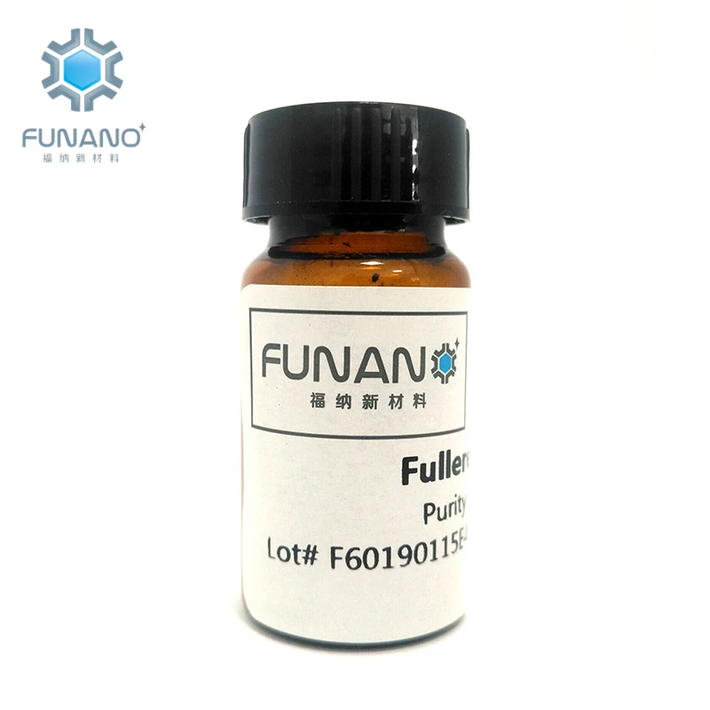 
Manufacturer Funano New Nanometer Oliver Oil Raw Material Carbide Fullerene C60 With 95% Carbon Powder China 