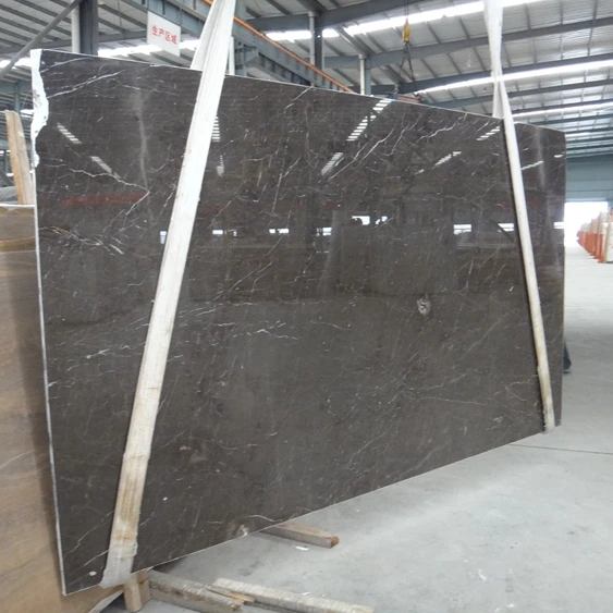Wholesale 2cm Marble Polished St.Laurent Brown Marble Stone Tile Slabs Floor