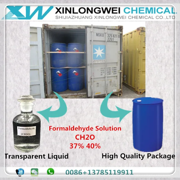 
Best Price 37% Formalin / Formaldehyde liquid (CH2O) 
