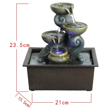 Indoor Resin Tabletop Water Fountain