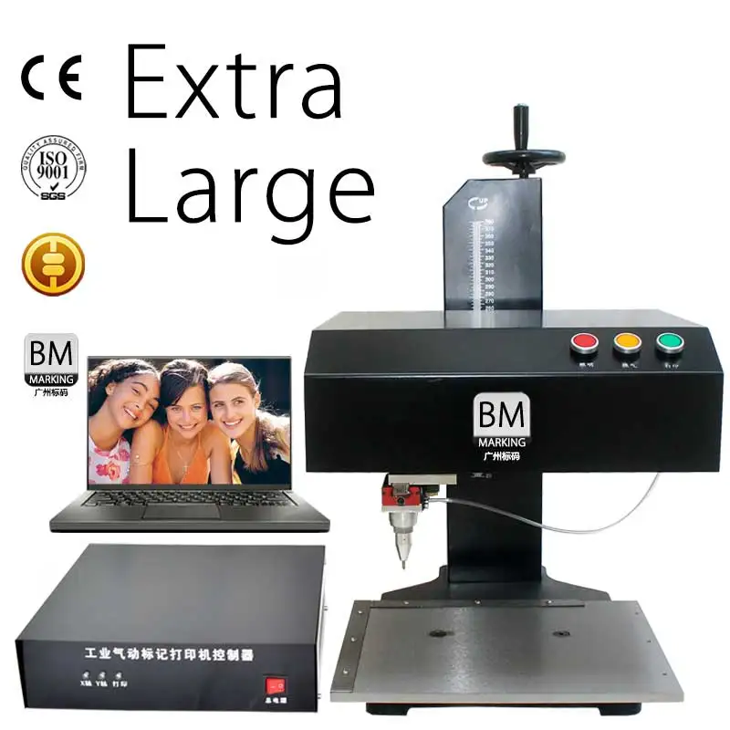 Special Aluminium Die Casting Pneumatic Dot Pin Marking Machine