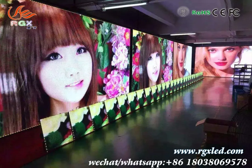 RGX P6 Full Color Module 6mm RGB Indoor Hub 75 1/8 Scan 192*96mm 32*16 Pixel SMD 3 in 1 P6 LED Sign Module