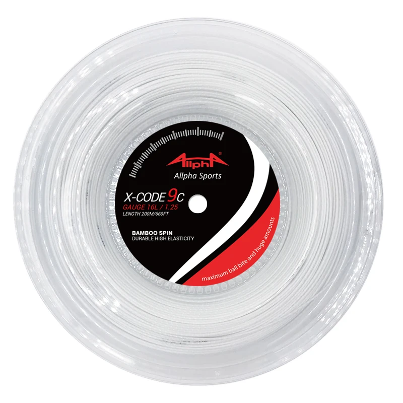 Теннисная ракетка с бамбуковыми нитями 16 л/1,25 мм высокого качества