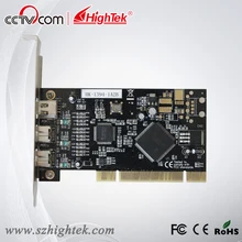 HighTek 1394A/B PCI video card, 2 port 1394B PCI card, IEEE 1394B card