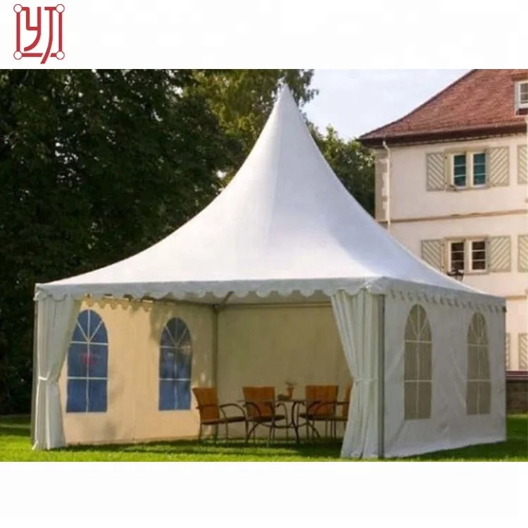 Top sale outdoor 8*8m 10*10m aluminum party pagoda tent garden tent nigeria