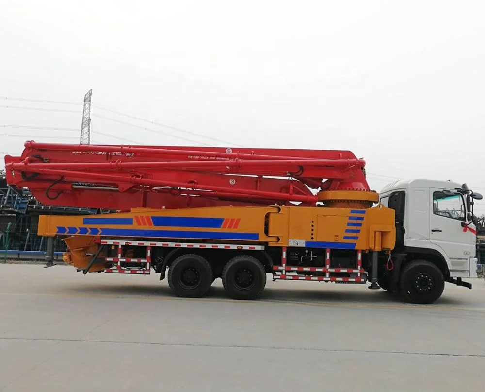 Factory Price Big Mobile Concrete Mixer Concrete Pump Truck With 1.6m Feeding Height Wolwa