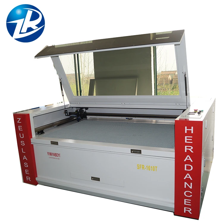 SHZR 1390 100W Laser Cutting Machine Ccd Camera Laser Cutting And Engraving Machine Fabric laser engrave machine Price
