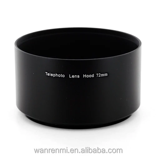 
72mm Metal Tele Lens Hood 72mm Telephoto Filter Thread Camera Lens for Canon Nikon 