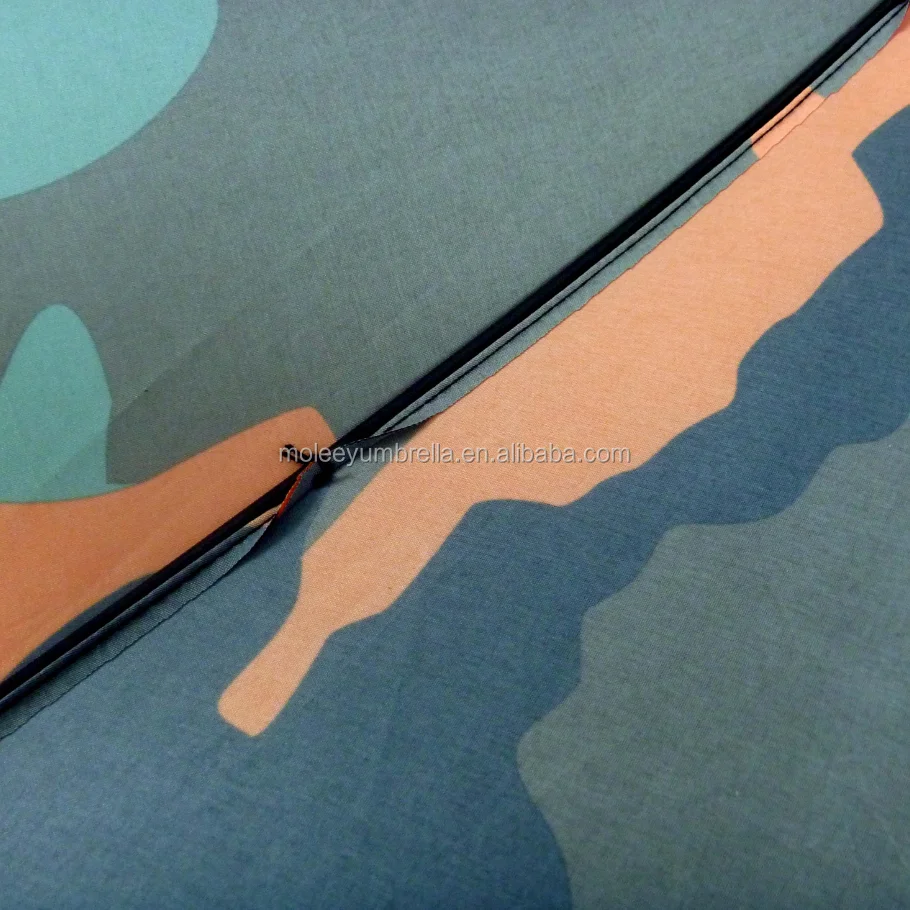 High Quality Special Handle Design Anti Wind Frame Dupont Pongee Camouflage Gun Umbrella