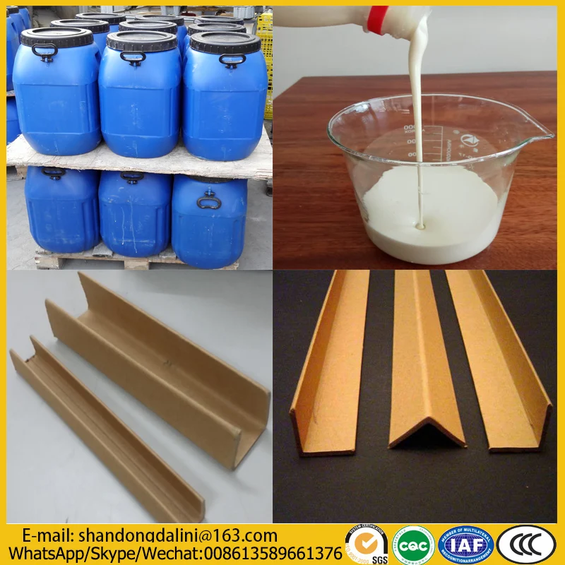 Quick drying starch based glue adhesive for paper cone