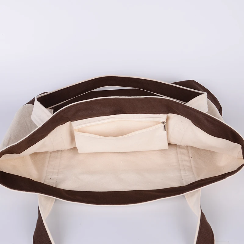 High King GOTS/GRS Audited Factory Extra Large Heavy Duty Tote Bag With Custom Printed Logo Canvas Tote