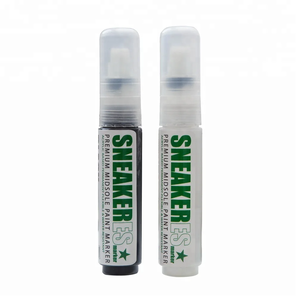 SNEAKER MIDSOLE PAINT MARKER - BOOST WHITE 6.5mm Chisel Tip for all rubber midsoles